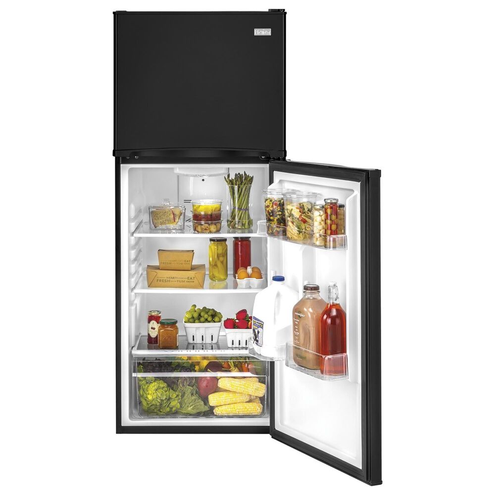 Haier 9.8 Cu. Ft. Top Freezer Refrigerator in Black, , large