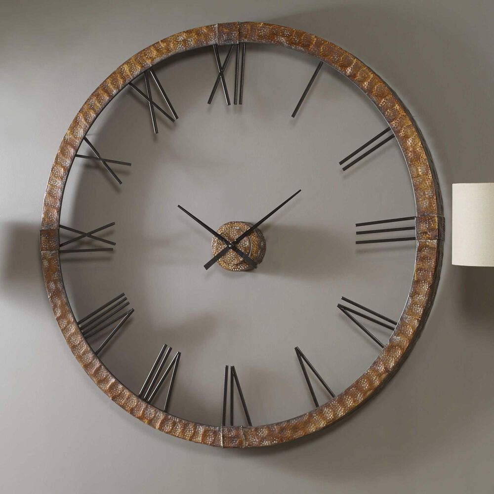 Uttermost Amarion 60" Wall Clock, , large