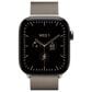Apple Watch Series 12 (GPS + Cellular) 42mm Natural Titanium Case with Natural Milanese Loop and 2-Year AppleCare+, , large