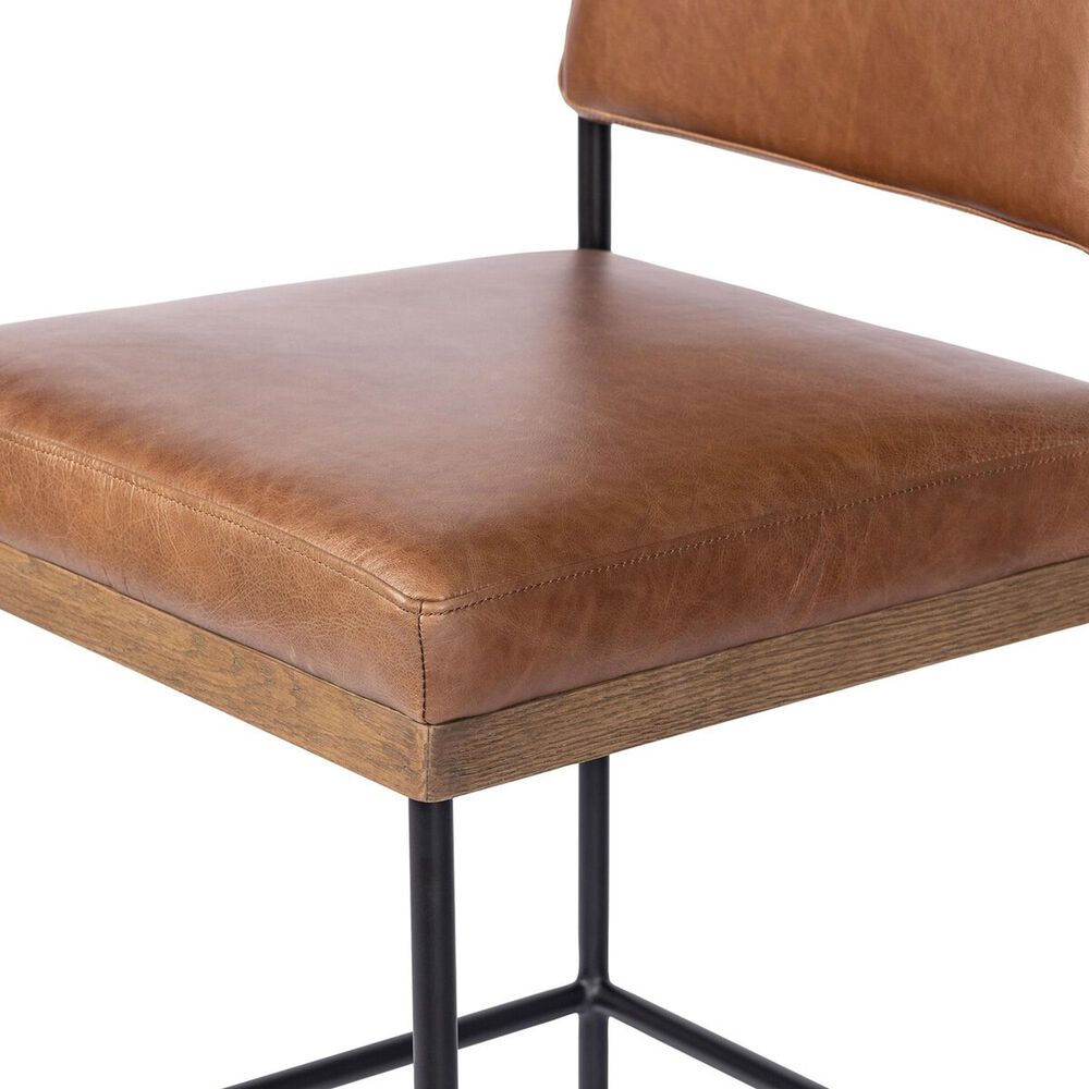 Four Hands Benton Bar Stool in Black, , large