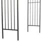 Maple and Jade Garden Arbor with Lattice Work Sides in Matte Black, , large