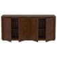 Canadel Modern 4-Door Buffet in Cognac Washed, , large