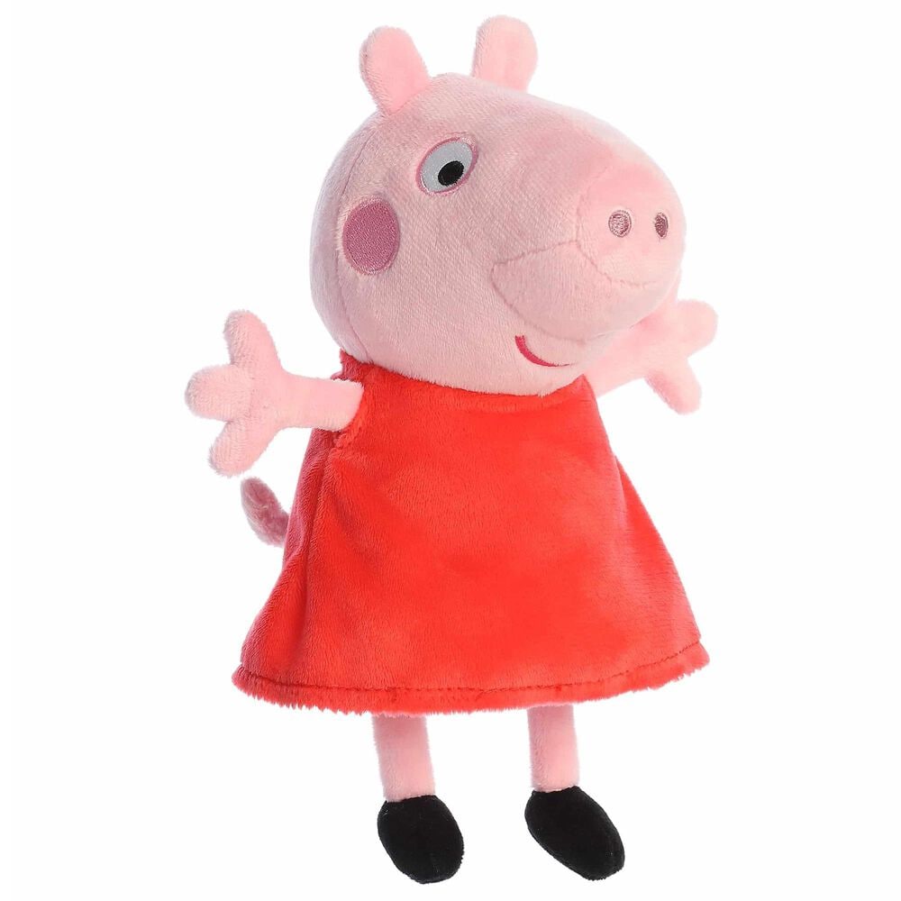 Aurora 6&quot; Peppa Pig Plush in Pink and Red, , large
