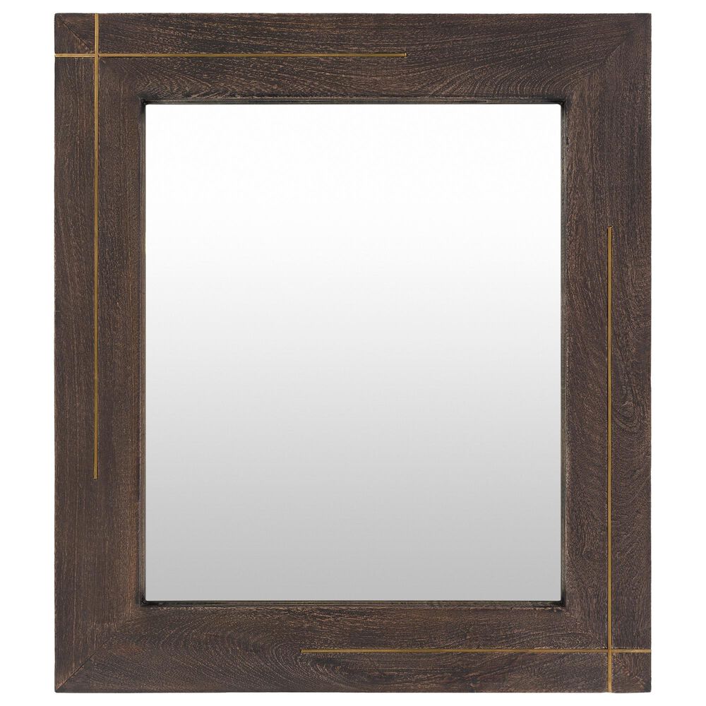 Surya Haveli Wall Mirror in Brown, , large