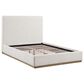 Pacific Landing Knox Queen Upholstered Platform Bed in Cream, , large