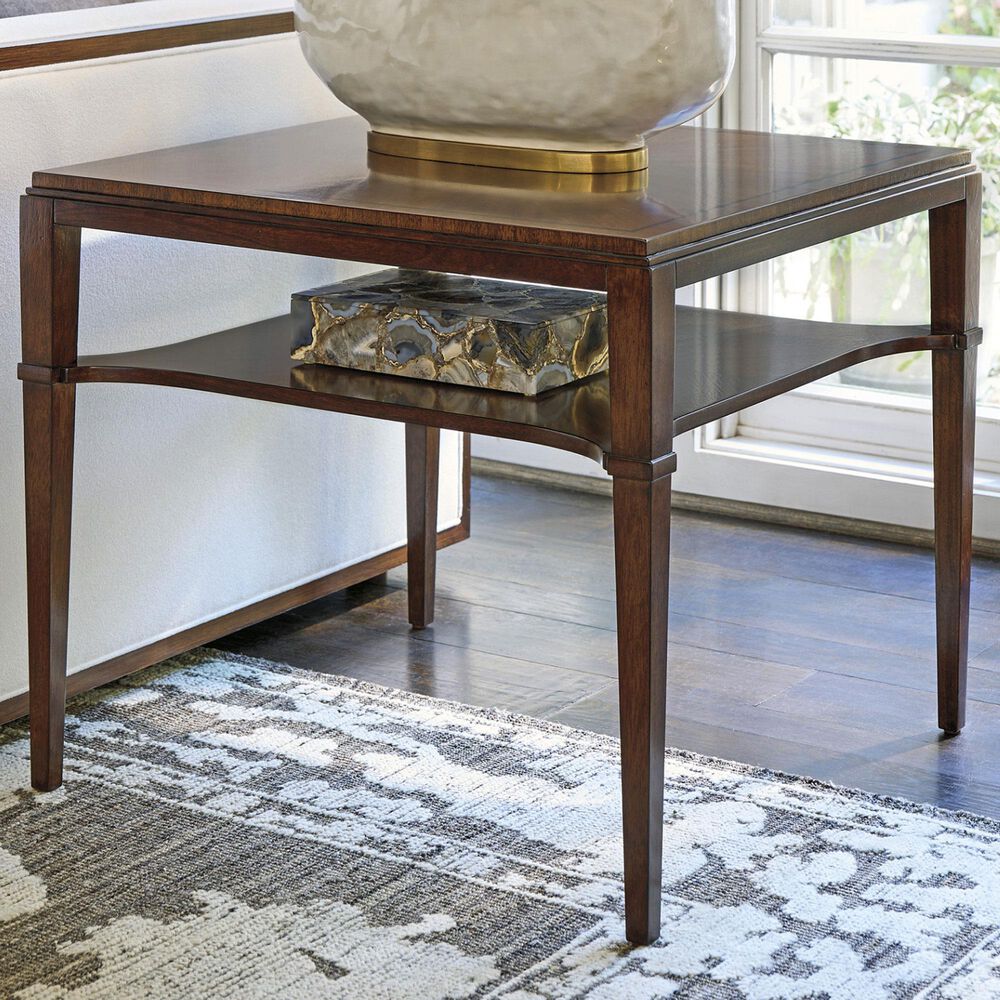 Lexington Home Brands Rendevous Andora Square End Table in Chester, , large