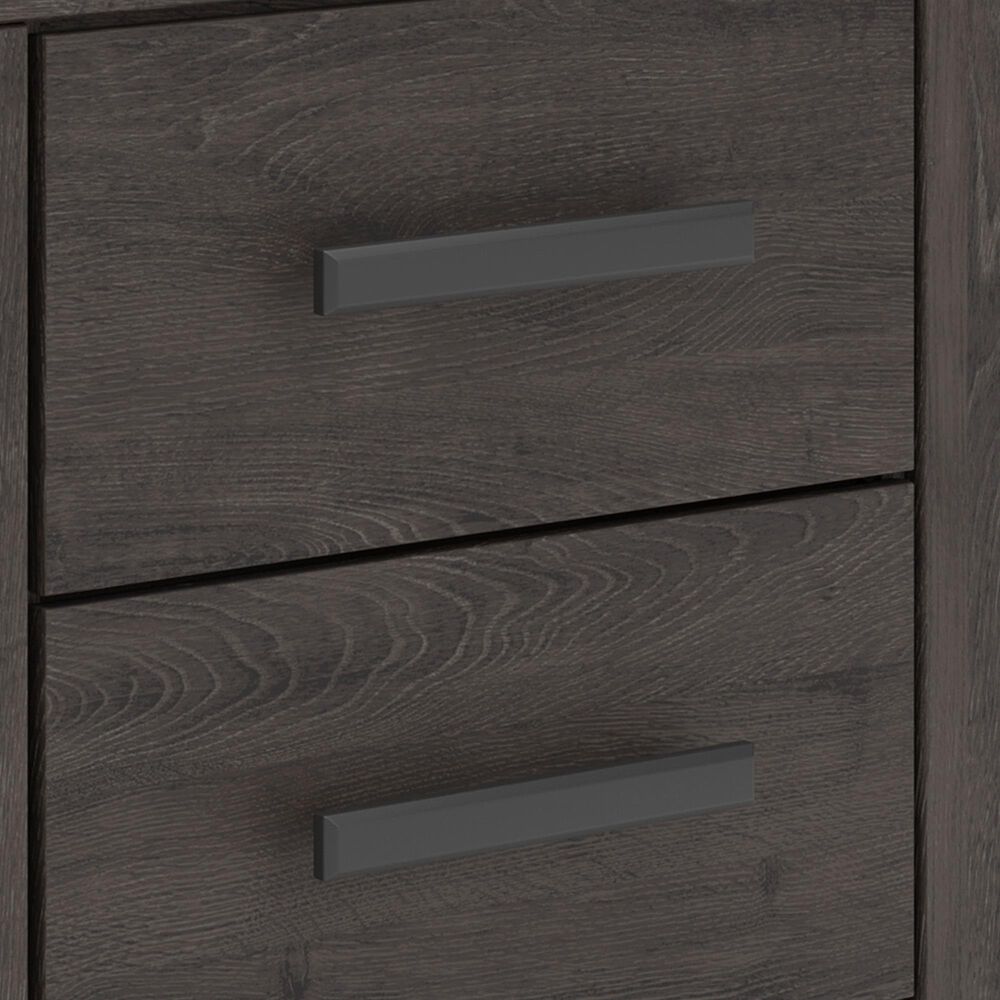 Ashley Prendonea 2-Drawer Nightstand in Dark Charcoal, , large