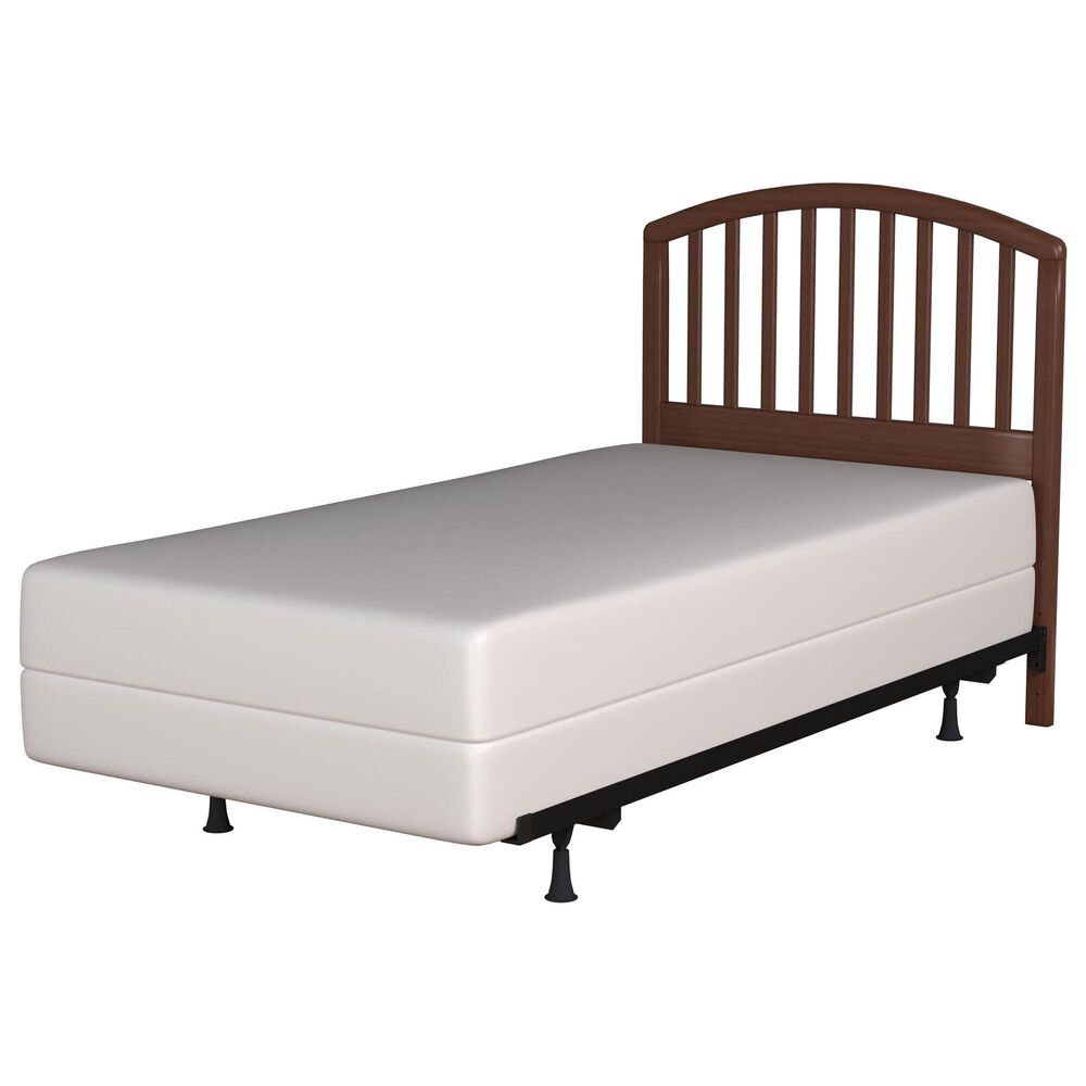 Richlands Furniture Carolina Twin Slat Headboard and Bedframe in Walnut, , large