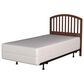 Richlands Furniture Carolina Twin Slat Headboard and Bedframe in Walnut, , large
