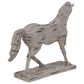 Maple and Jade 18" Vintage Polystone Horse Sculpture in Beige, , large