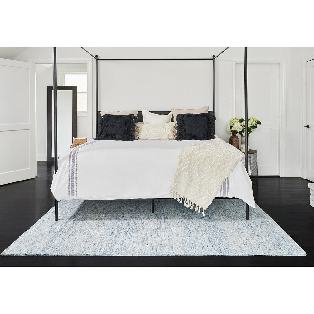Momeni James 9&#39; x 12&#39; Light Blue Area Rug, , large