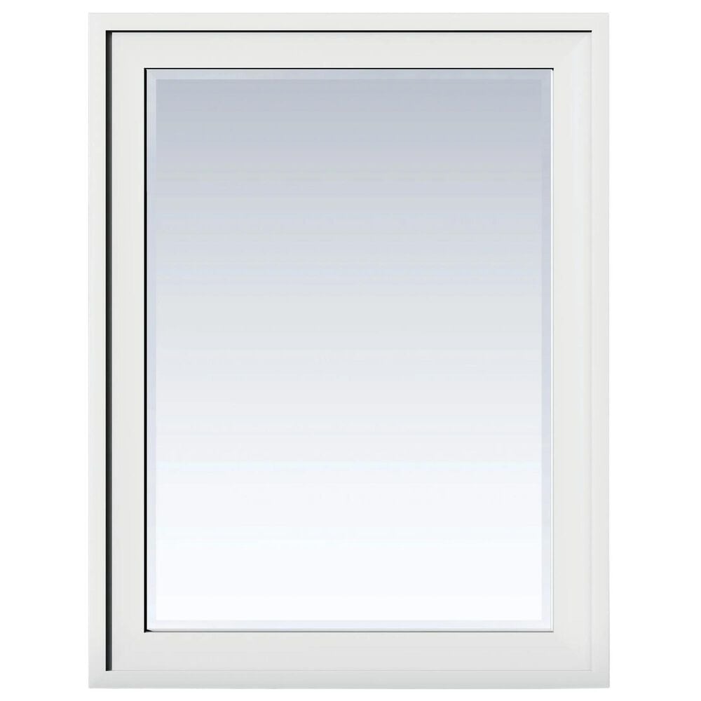 James Martin Vanities Addison 30" Rectangular Bathroom Mirror in Glossy White, , large