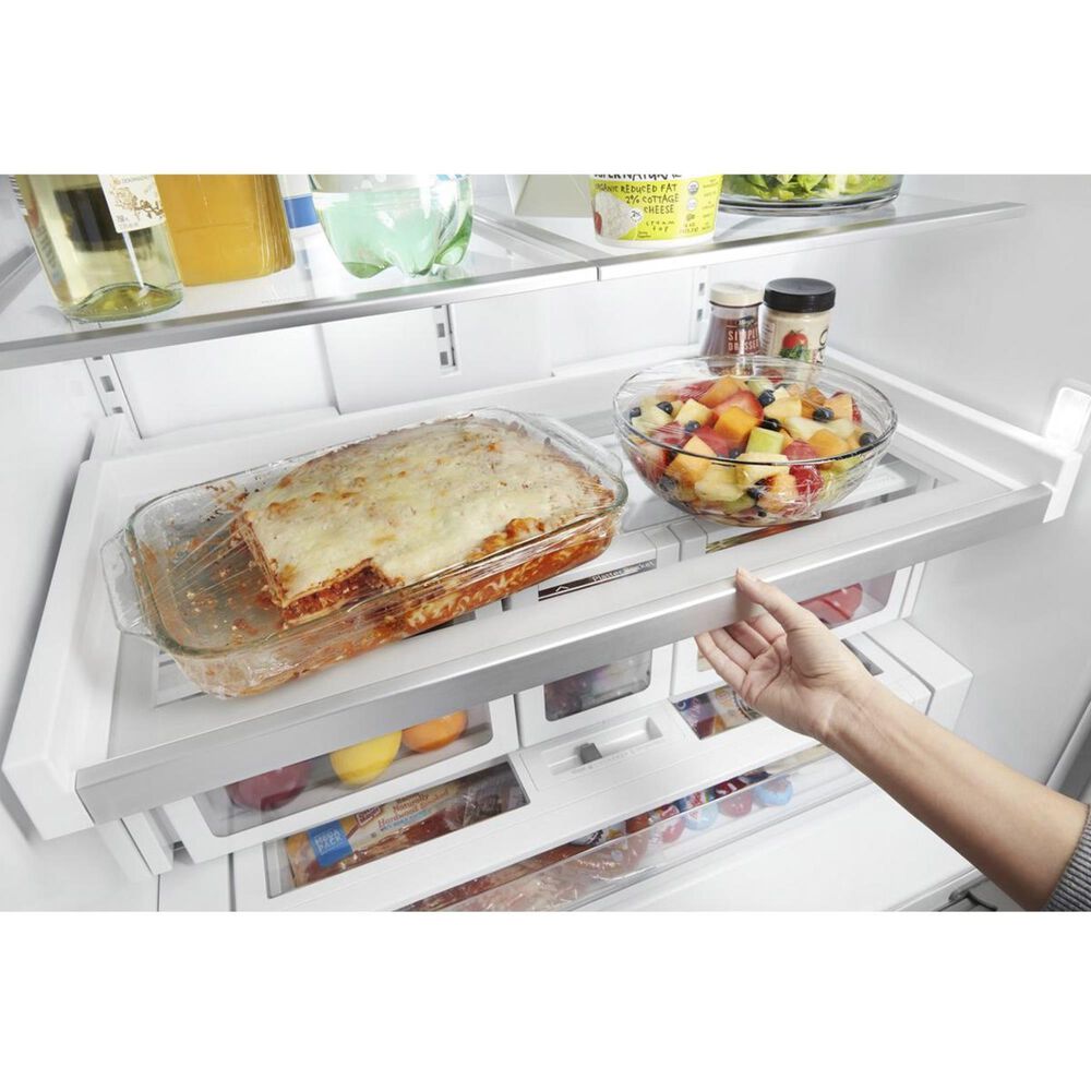 Whirlpool 27 Cu. Ft. 36&quot; French Door Refrigerator in Black Stainless, , large