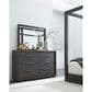 Urban Home Oxford Dresser Mirror in Basalt Grey, , large