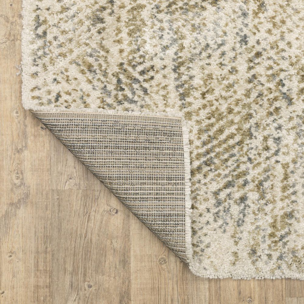 Oriental Weavers Aspen 3154E Ivory and Gold 7'10" x 10'10" Area Rug, , large