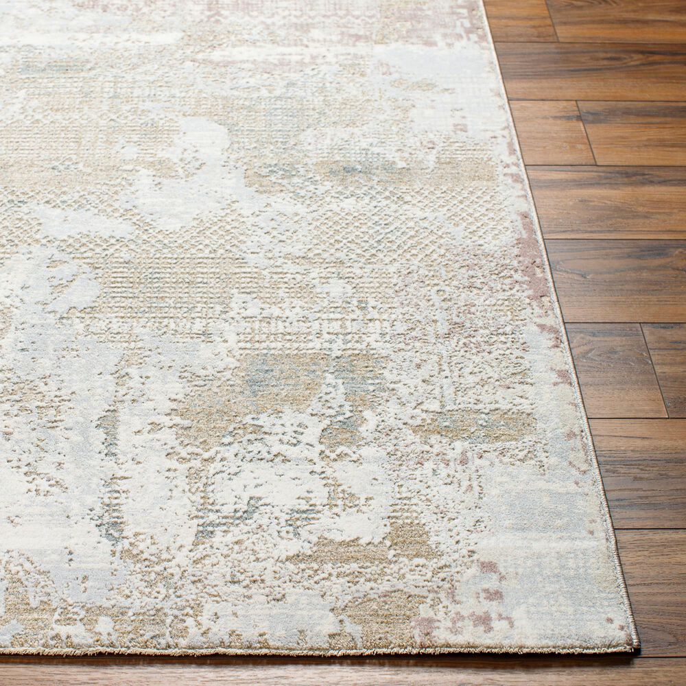 Surya Brunswick 2&#39; x 2&#39;11&quot; Cream, Light Slate, Taupe, Tan, Dusty Pink and Blue Area Rug, , large