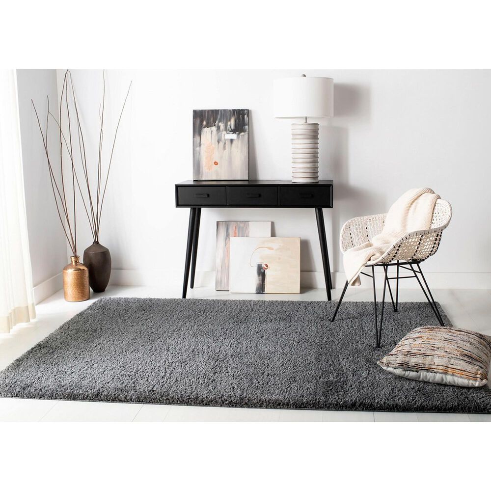Safavieh August Shag AUG900F 8&#39; x 10&#39; Grey Area Rug, , large