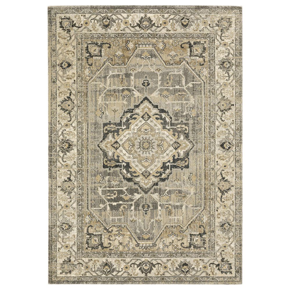 Oriental Weavers Florence Palatka 1805X 9"10" x 12"10" Beige Area Rug, , large