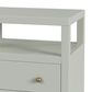Butler Specialty Company Nora 2 Drawer Nightstand with Open Shelf in Sage Green, , large