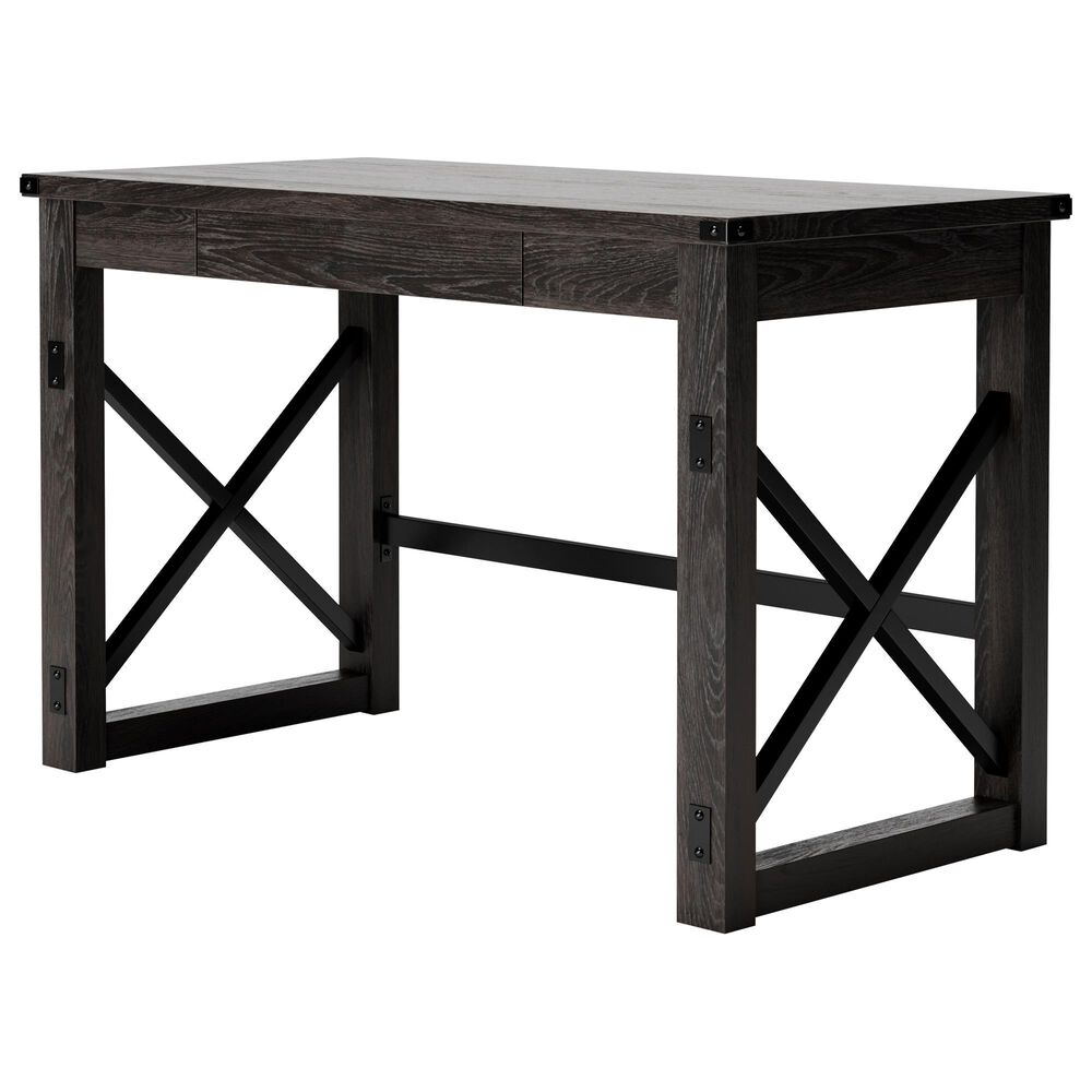 Ashley Freedan Desk in Grayish Brown and Black, , large