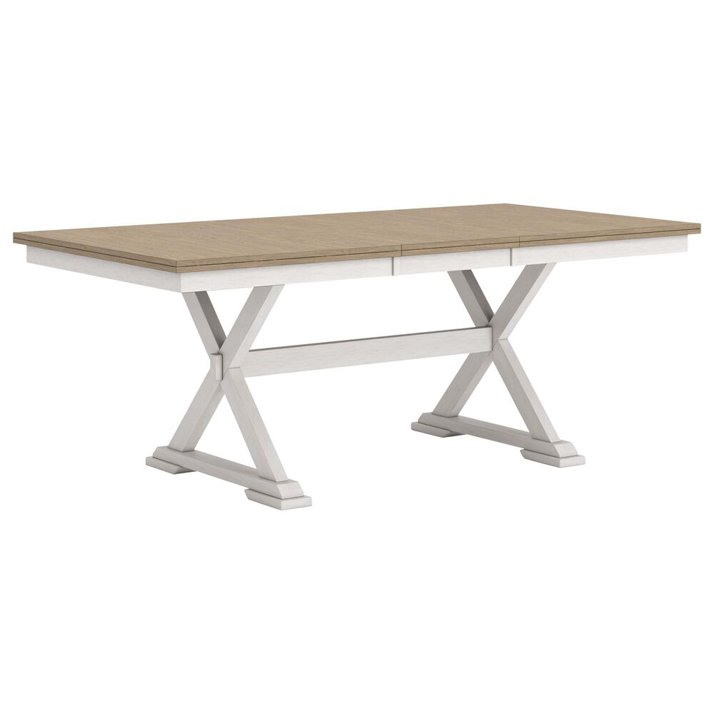 Ashley Purlaney Dining Table in Antique White and Natural - Table Only, , large