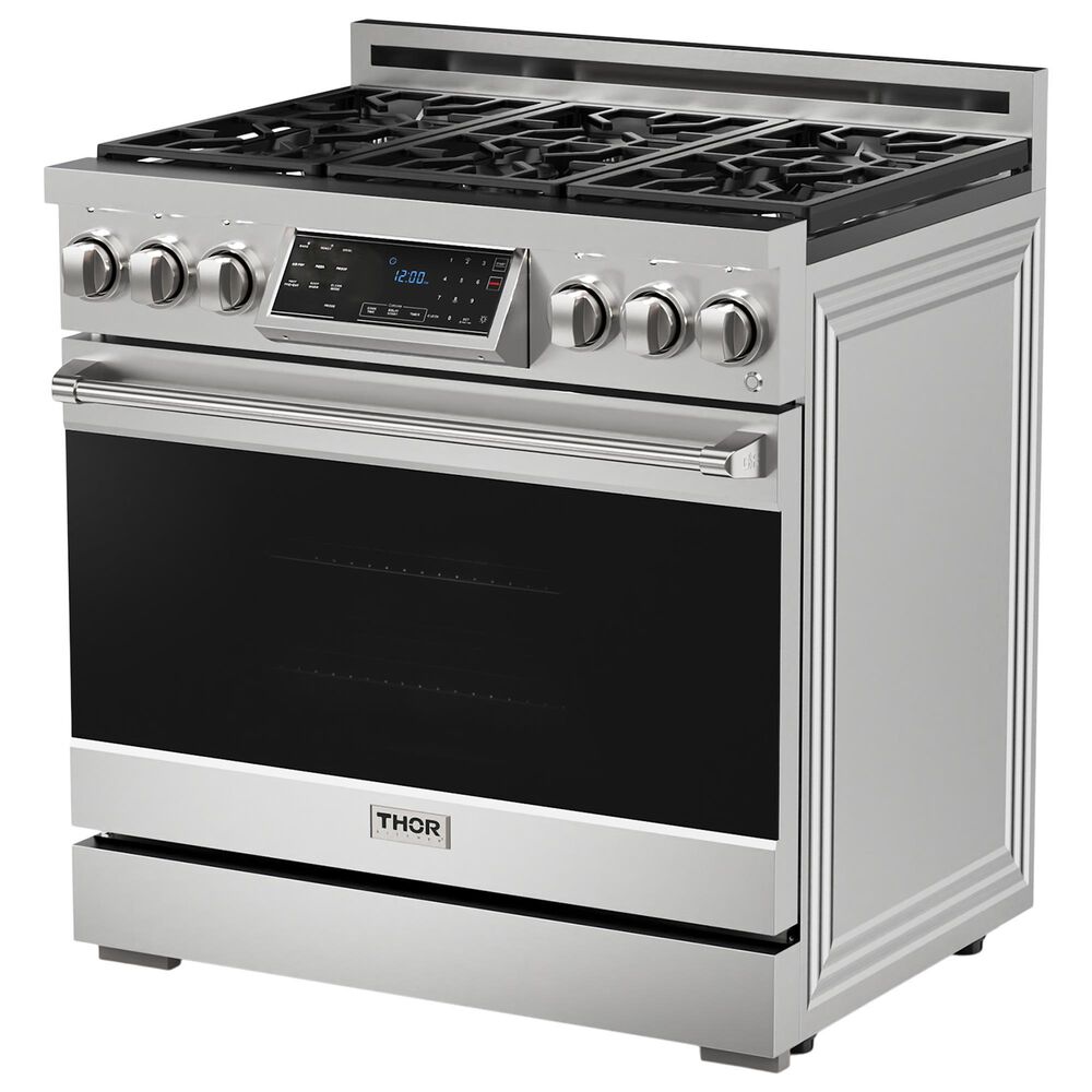 Thor Kitchen Gordon Ramsay 6 Cu. Ft. Professional Natural Gas Range in Stainless Steel, , large