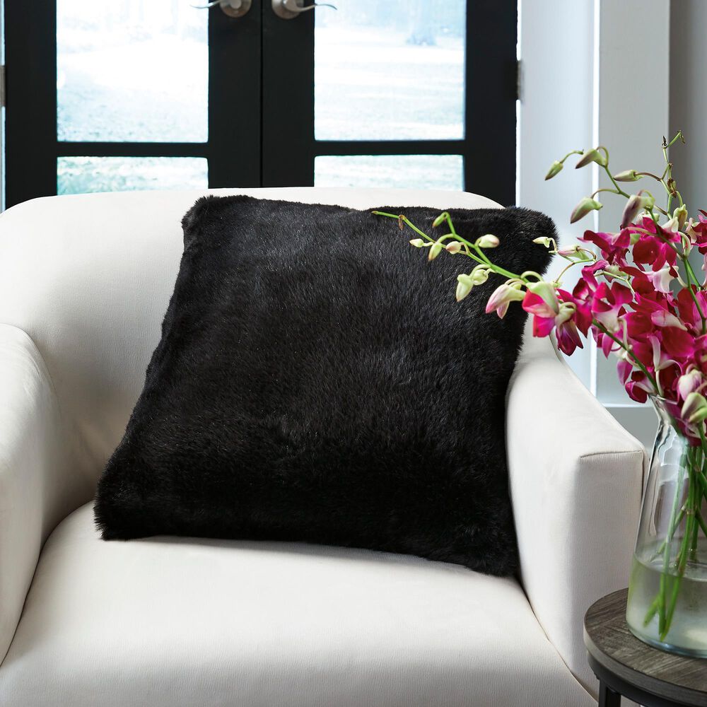 Ashley Gariland 20" x 20" Throw Pillow in Black, , large