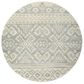 Safavieh Adirondack ADR107S 6" Round Ivory and Slate Area Rug, , large