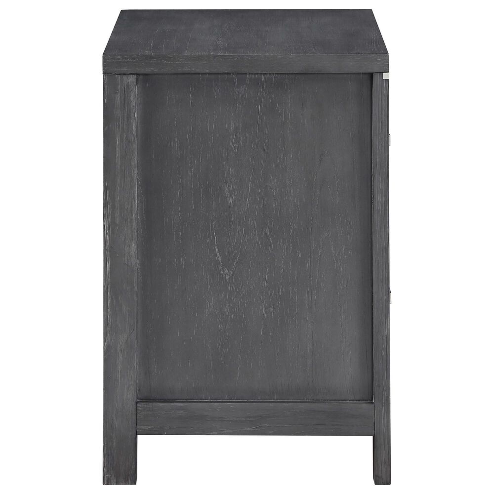 New Heritage Design Odessa 4-Piece Queen Bedroom Set in Charcoal and Silver, , large