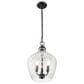 Golden Lighting Adeline 3-Light Pendant in Matte Black, , large