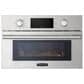 Signature Kitchen Suite 1.7 Cu. Ft. Built-In Microwave with Convection Bake in Stainless Steel, , large