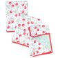 Once Again Home Cherry Harvest Reversible Mighty Mini Towel in Red (Set of 3), , large