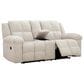 Ashley Orlen Manual Double Reclining Loveseat with Console in Winter, , large