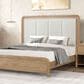 Furniture of America Handforth Queen Panel Bed in Natural, , large