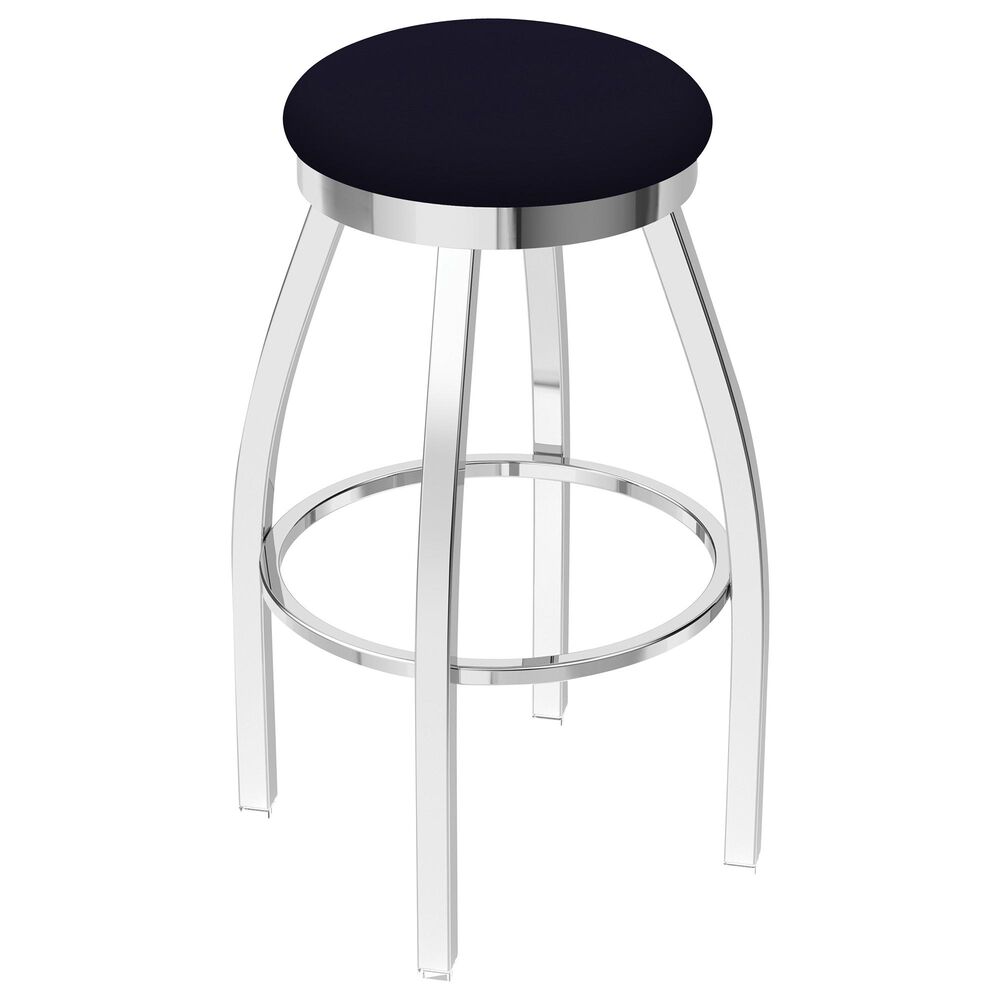Holland Bar Stool 802 Misha 25" Swivel Counter Stool with Chrome and Canter Twilight Seat, , large