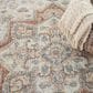 Nourison Astra Machine Washable ASW12 9" x 12" Grey and Multicolor Area Rug, , large