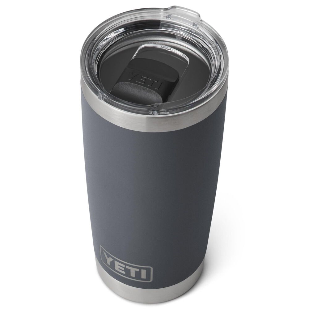YETI Rambler 20 Oz Tumbler with MagSlider Lid in Charcoal Gray, , large