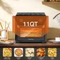 HOMLUX 12.5 Qt 7-In-1 Convection Toaster Oven in Black, , large