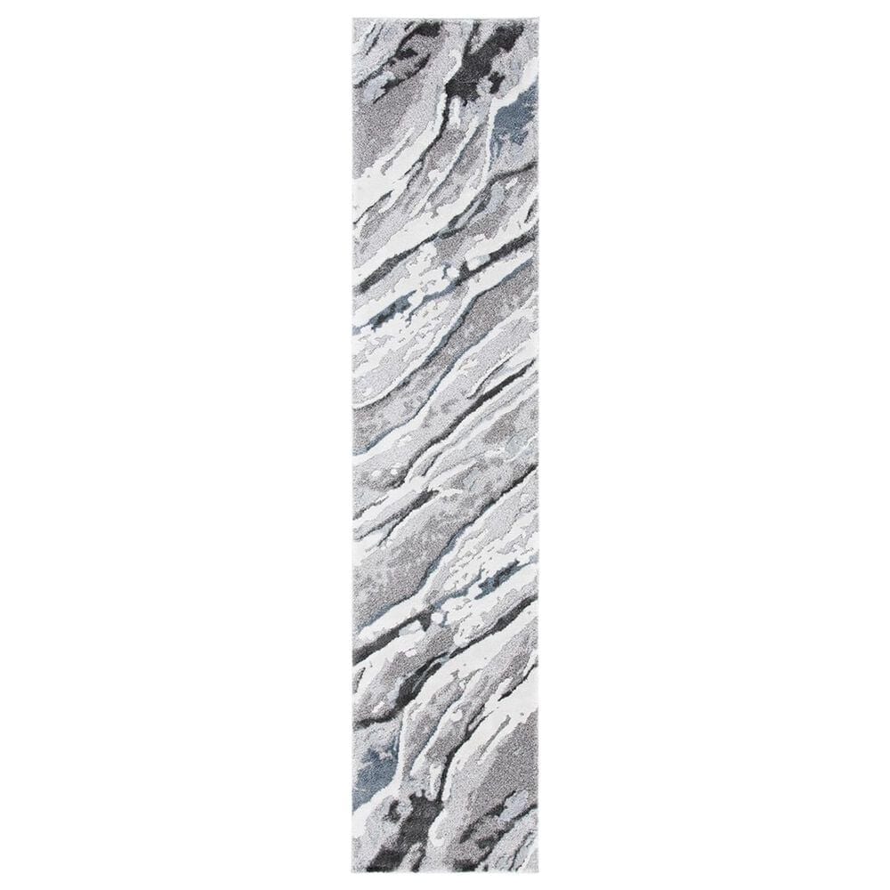 Safavieh Century CTY382F 2" x 11" Grey and Blue Runner, , large
