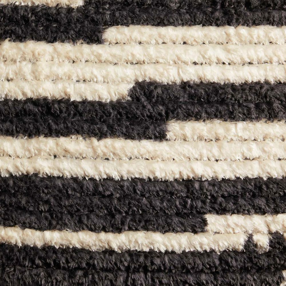 Chris Loves Julia x Loloi Alice ALI-03 5&#39;2&quot; x 7&#39;6&quot; Cream and Charcoal Area Rug, , large