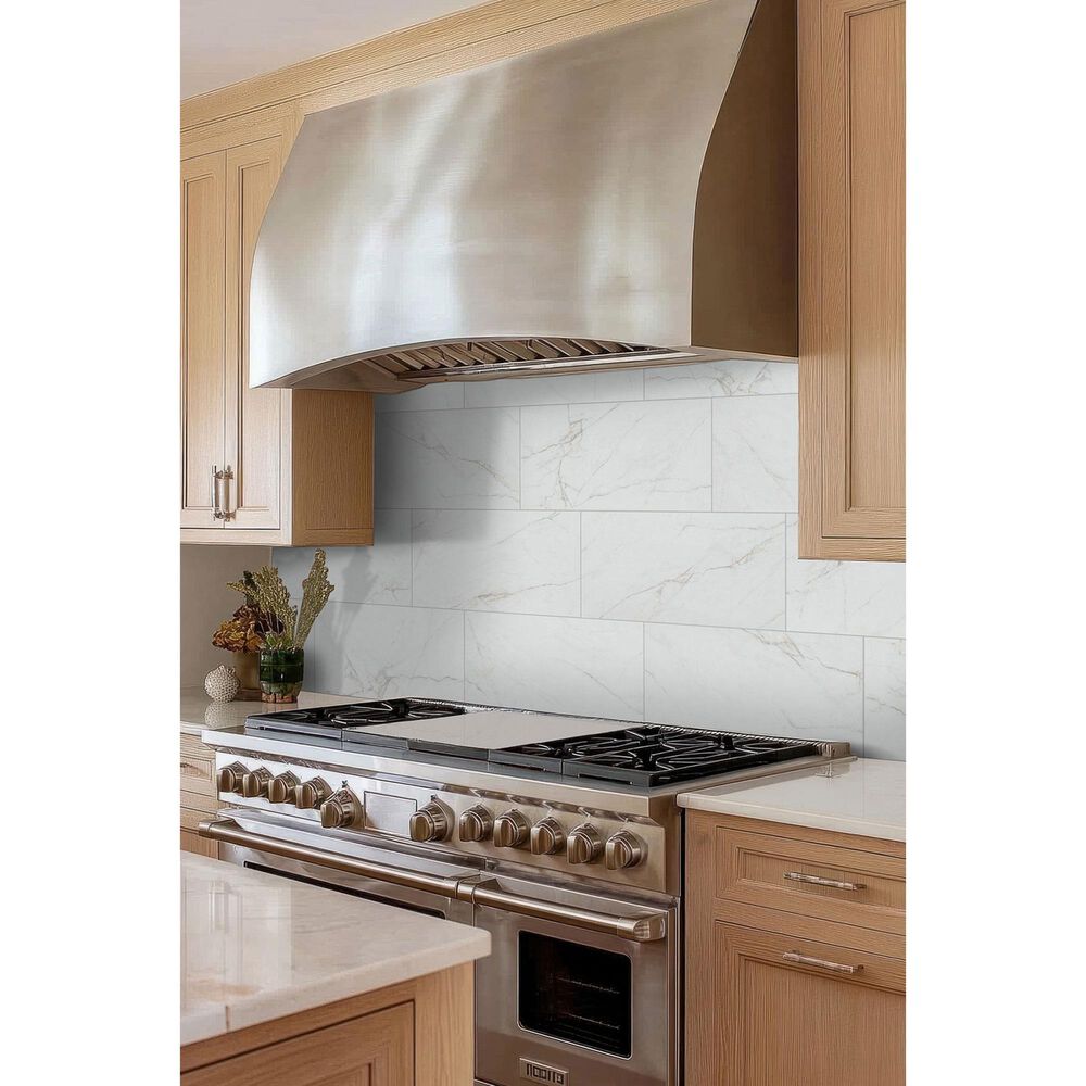 MS International Dymo Calacatta White 12&quot; x 24&quot; Ceramic Tile, , large
