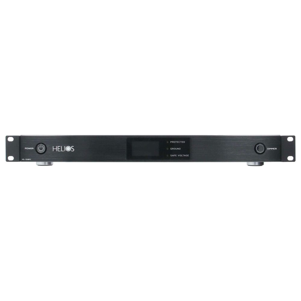 Helios 8-Outlet Rack Mountable Non Sacrificial Surge Protector in Black, , large