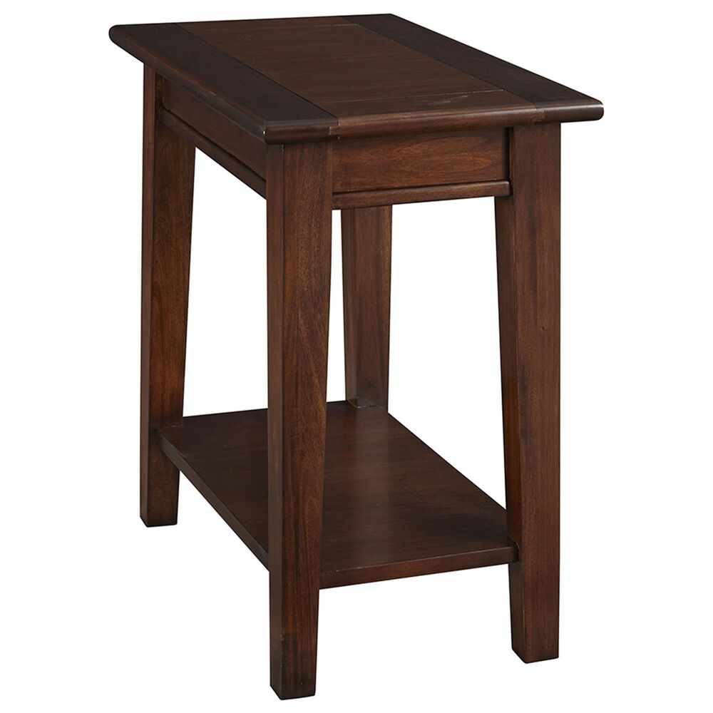 A-America Westlake Chairside Table in Cherry Brown, , large
