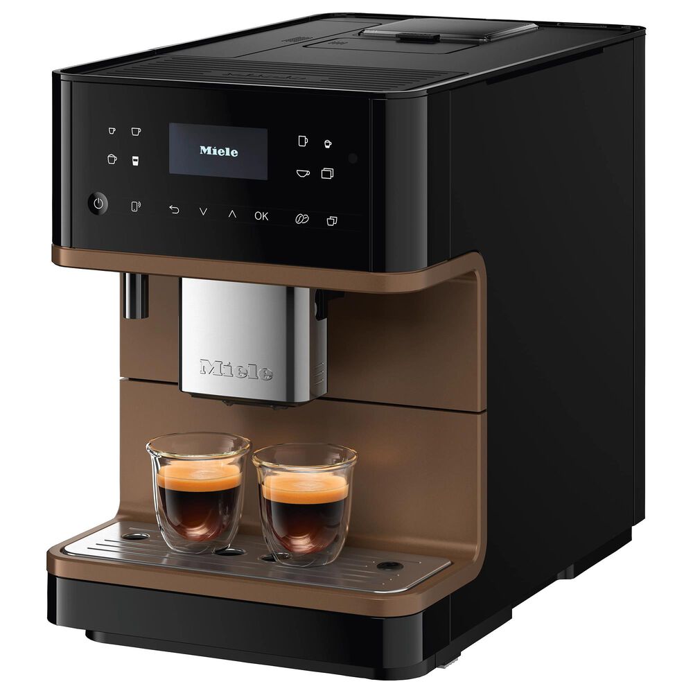 Miele MilkPerfection Countertop Coffee Machine in Obsidian Black and Bronze Pearl, , large
