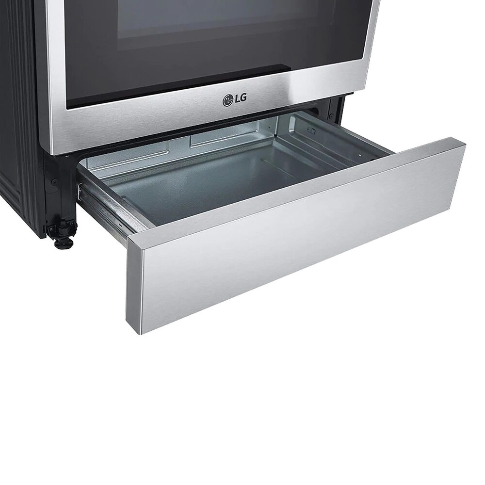 LG 6.3 Cu. Ft. Convection InstaView Dual Fuel Slide-In Range in Print Proof Stainless Steel, , large