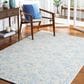 Safavieh Micro-Loop 6" x 9" Blue and Beige Area Rug, , large