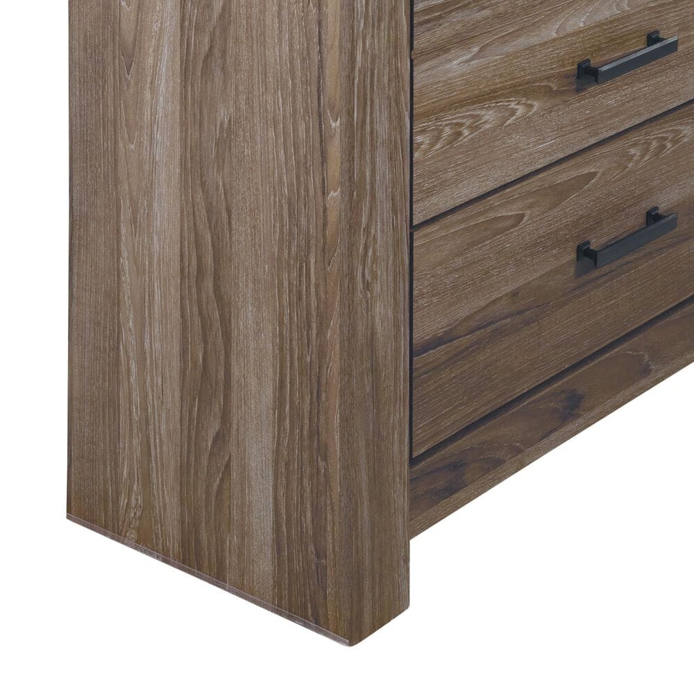 Ashley Zelen 5-Piece Queen Bedroom Set in Warm Gray, , large