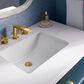 Kohler Charlemont 36" Single Bathroom Vanity in Tidal Blue with 3 cm White Quartz Top and Rectangular Sink, , large
