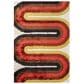 Novogratz Retro RET-2 7"6" x 9"6" Red Area Rug, , large