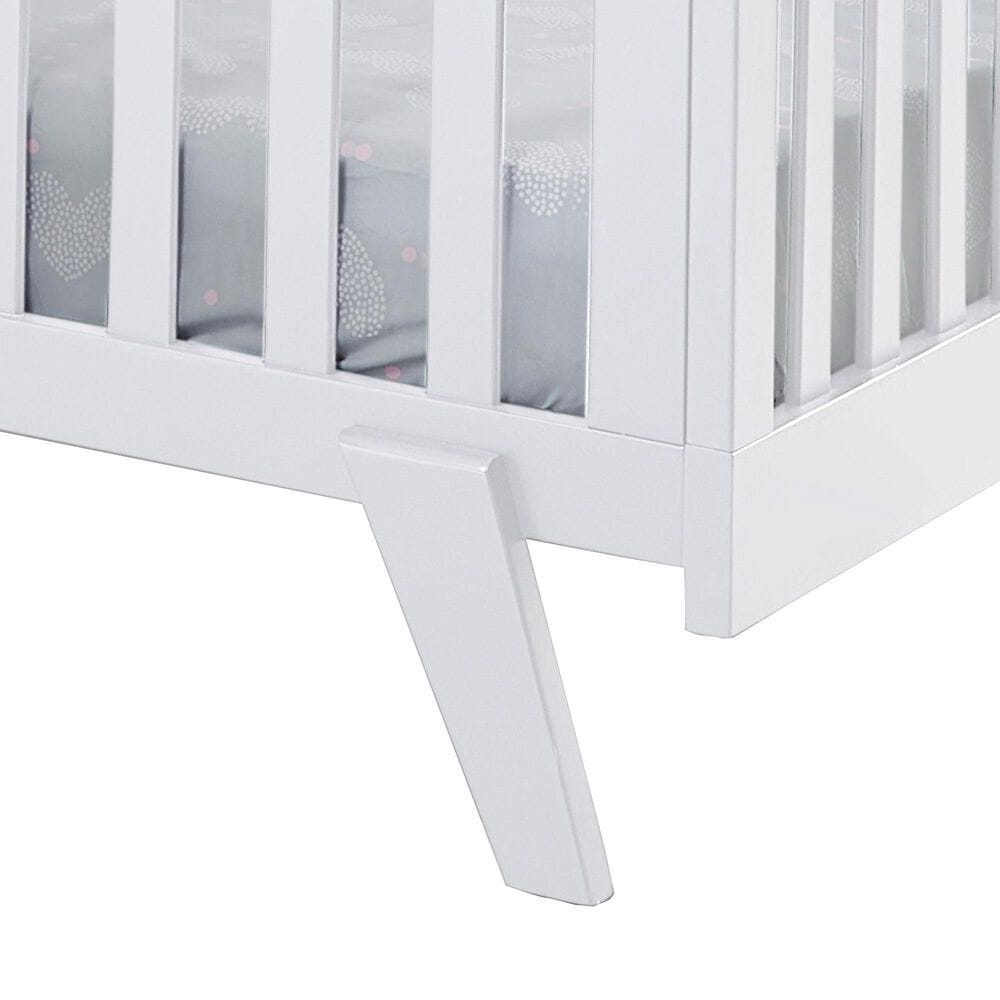 Sorelle Luce 2-In-1 Convertible Crib in White, , large